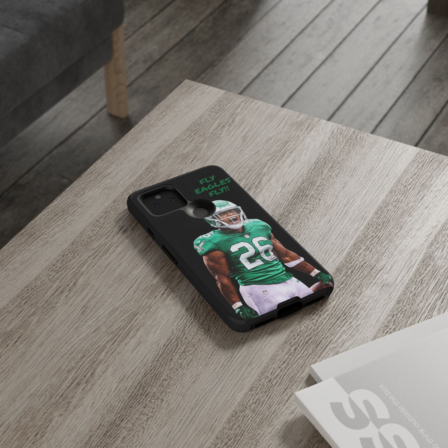 Philadelphia Eagles Saquon Barkley # 26 cell Phone case, iPhone case, nfl cell phone case, Eagles (Black case) Fly Eagles Fly!!