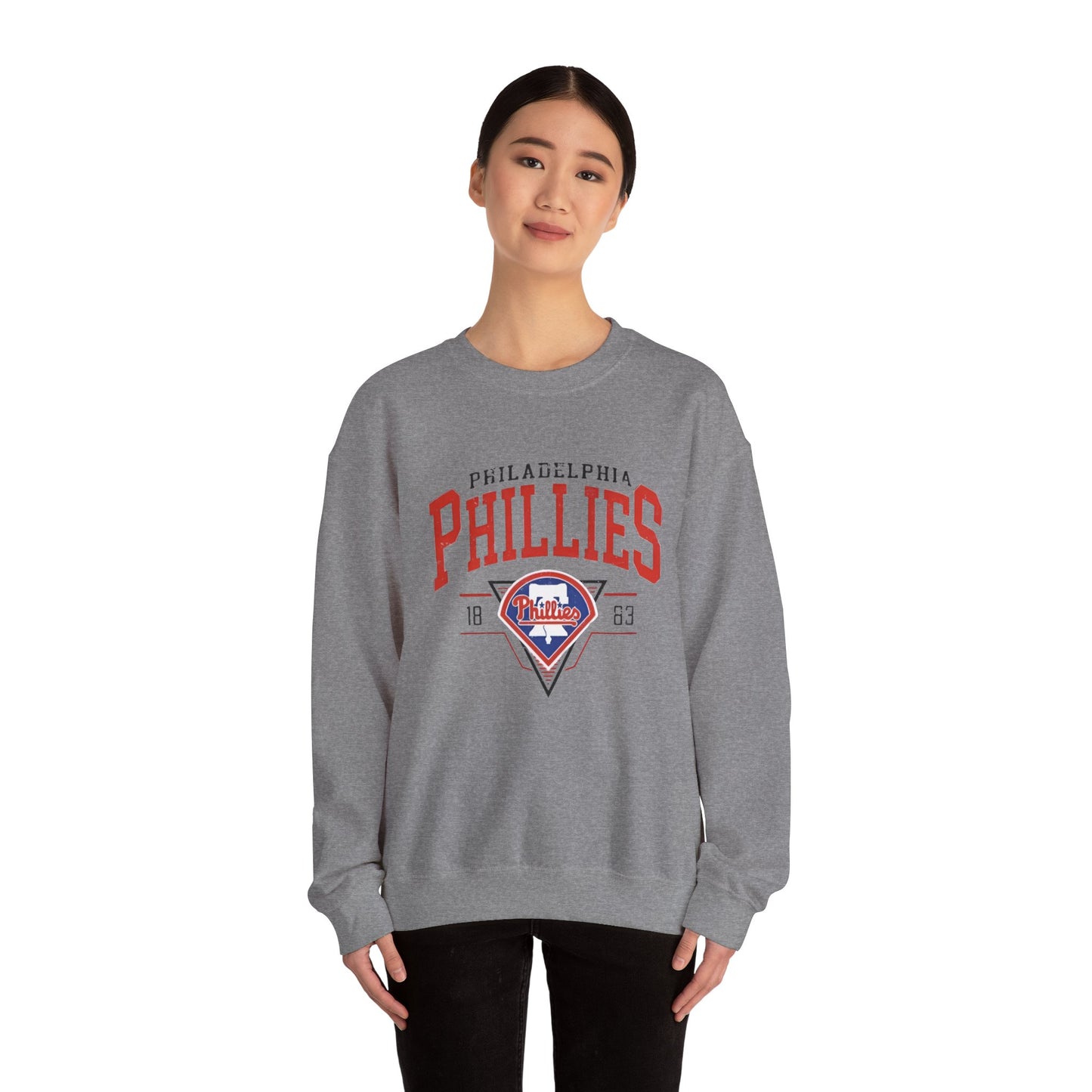 Custom Vintage MLB 90s  Philadelphia Phillies sweatshirt