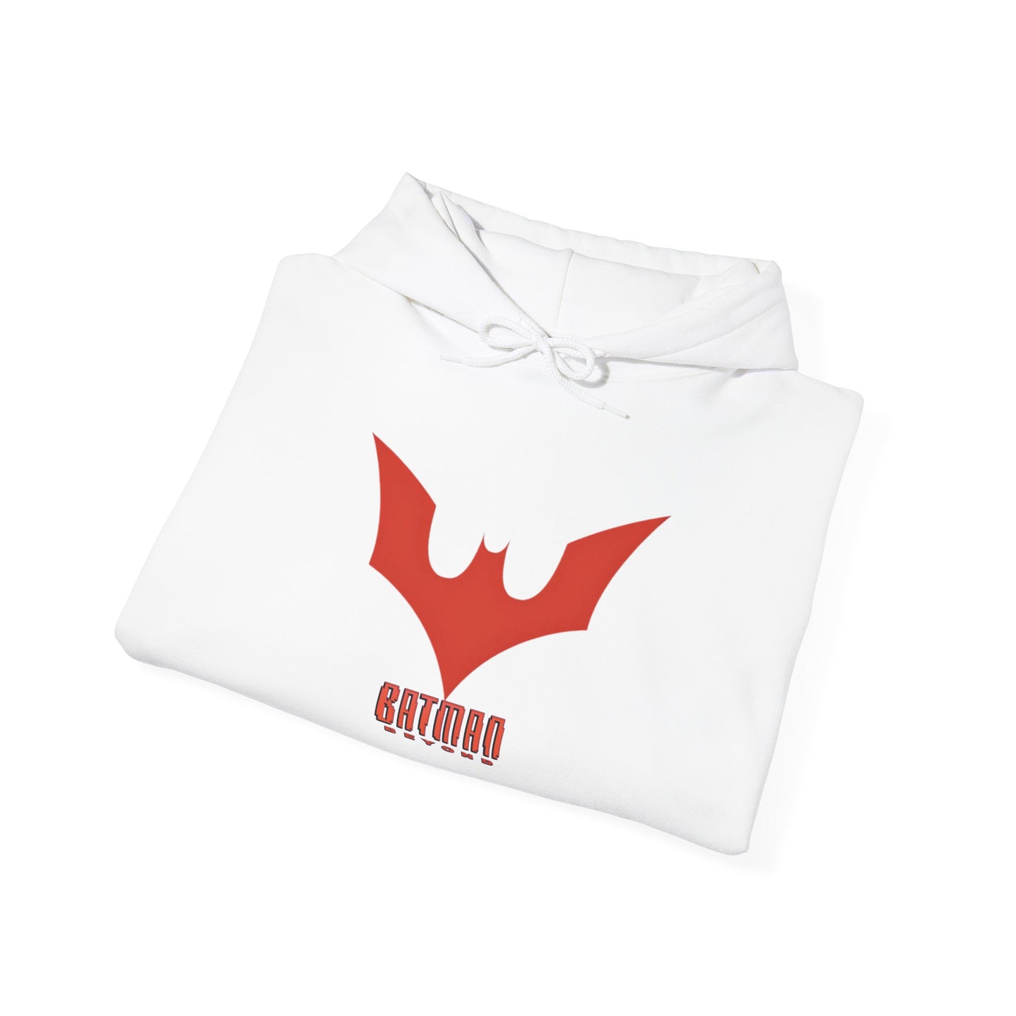 Batman Beyond Hooded Sweatshirt alternate chest bat front and back designs