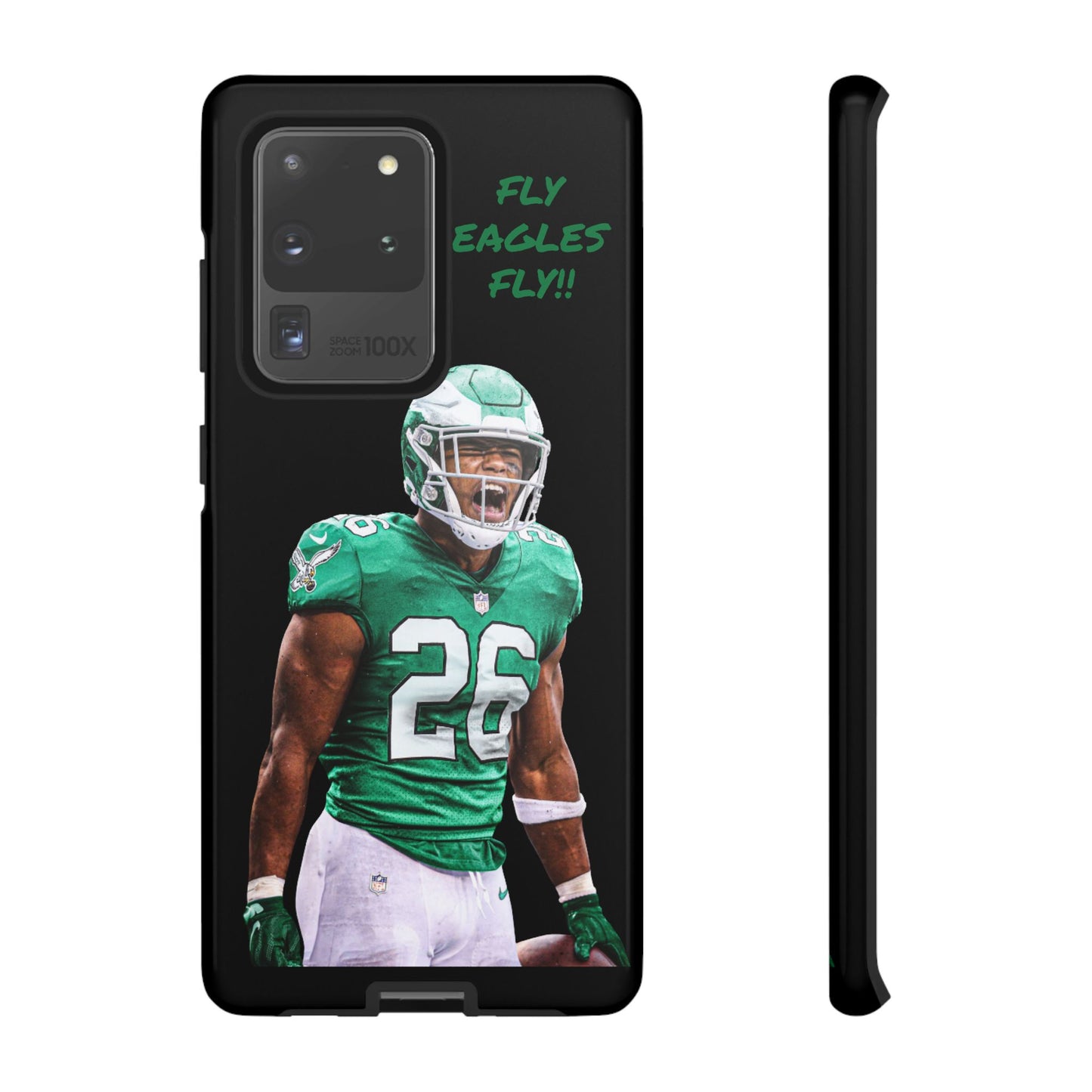 Philadelphia Eagles Saquon Barkley # 26 cell Phone case, iPhone case, nfl cell phone case, Eagles (Black case) Fly Eagles Fly!!