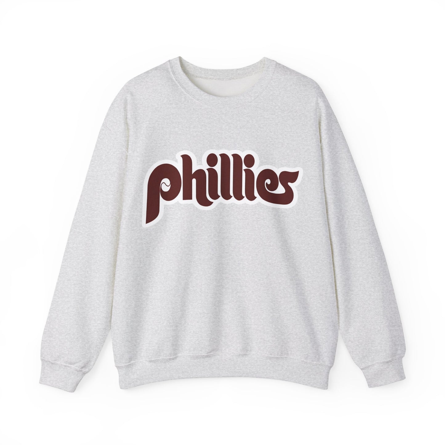 Philadelphia Phillies Retro Style 80's Phillies Logo Crewneck Sweater Sweatshirt