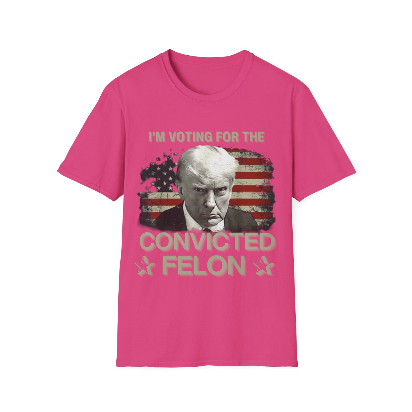 Trump T-SHIRT I'm Voting for the Convicted Felon Convicted Felon T-Shirt S - 3XL