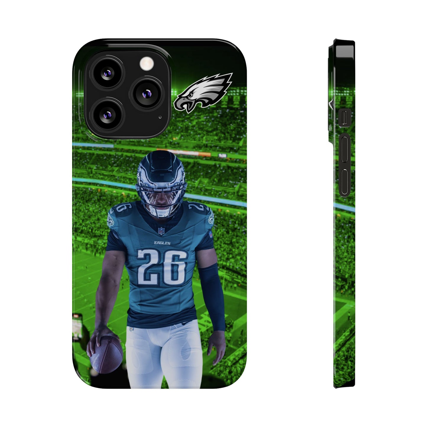 Philadelphia Eagles Saquon Barkley Slim Phone Cases - custom NFL cellphone case