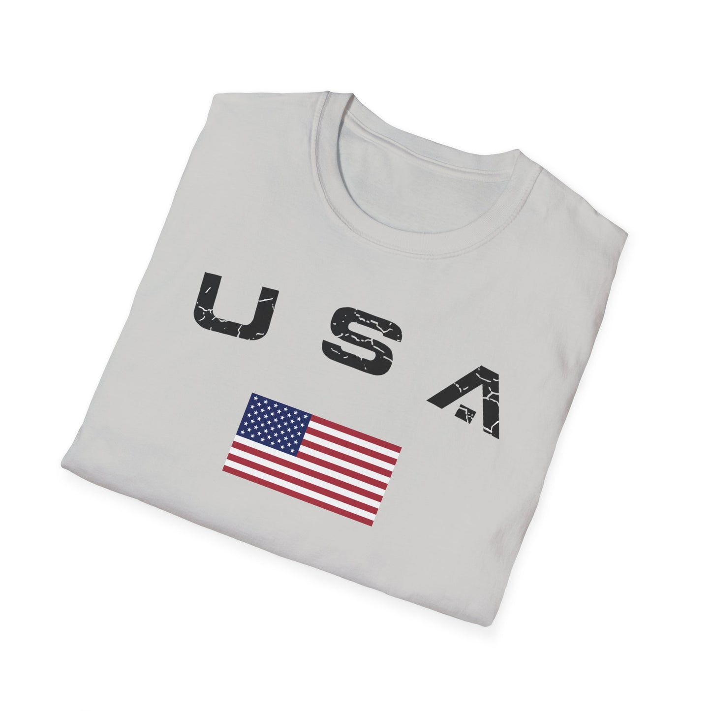 Men's USA Flag T-Shirt American Patriotic Shirt S - 3XL