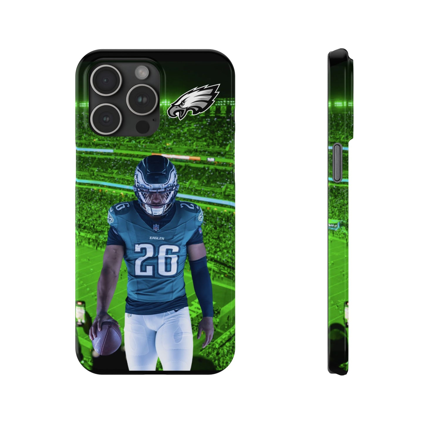 Philadelphia Eagles Saquon Barkley Slim Phone Cases - custom NFL cellphone case