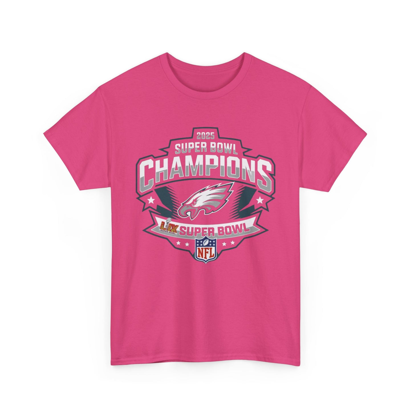 2025 LIX Super Bowl Champions Eagles t- shirt Gift For Fans S-5XL