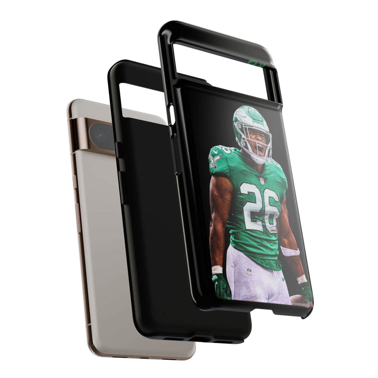 Philadelphia Eagles Saquon Barkley # 26 cell Phone case, iPhone case, nfl cell phone case, Eagles (Black case) Fly Eagles Fly!!