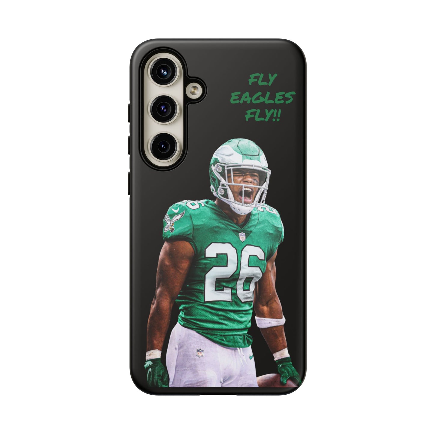 Philadelphia Eagles Saquon Barkley # 26 cell Phone case, iPhone case, nfl cell phone case, Eagles (Black case) Fly Eagles Fly!!