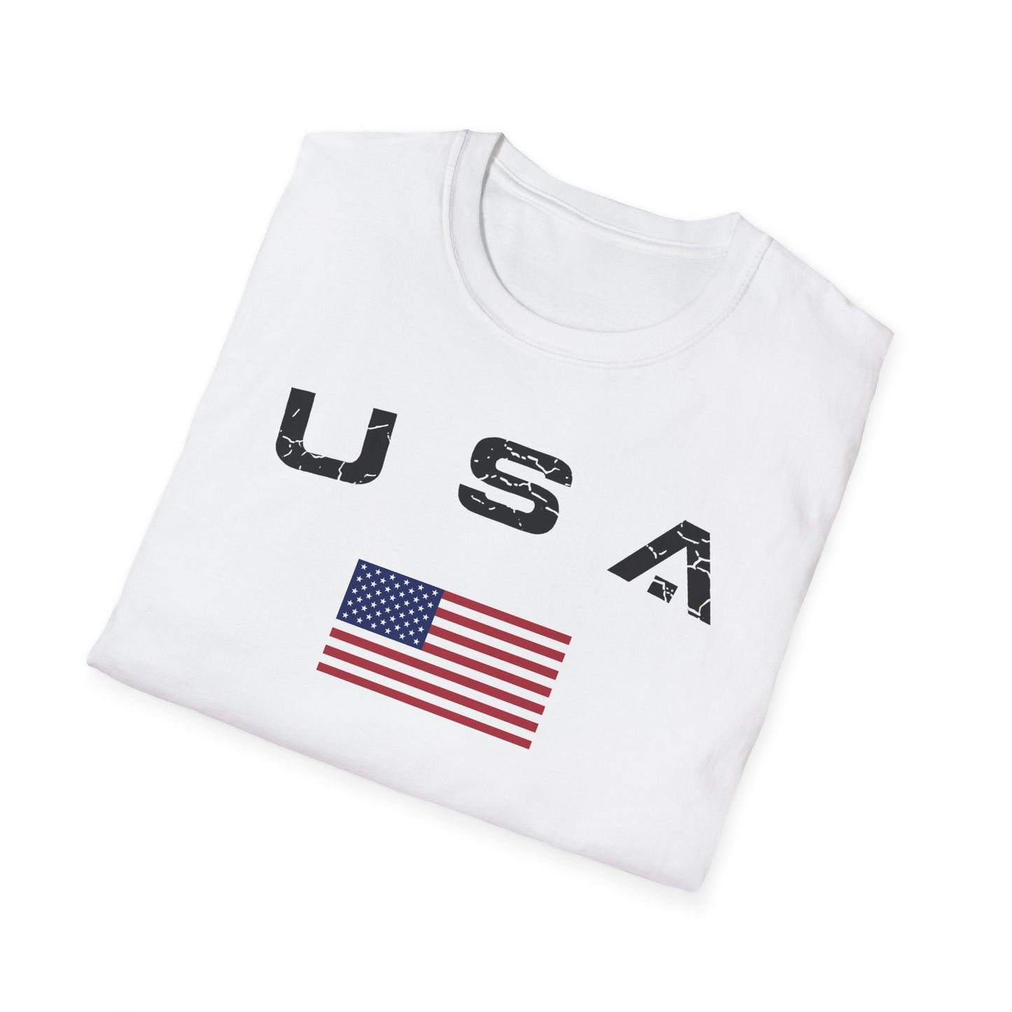 Men's USA Flag T-Shirt American Patriotic Shirt S - 3XL