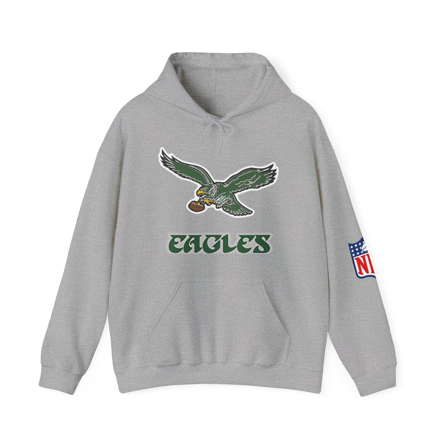 PHILADELPHIA EAGLES THROWBACK HOODIE Heavy Blend size S - 5XL