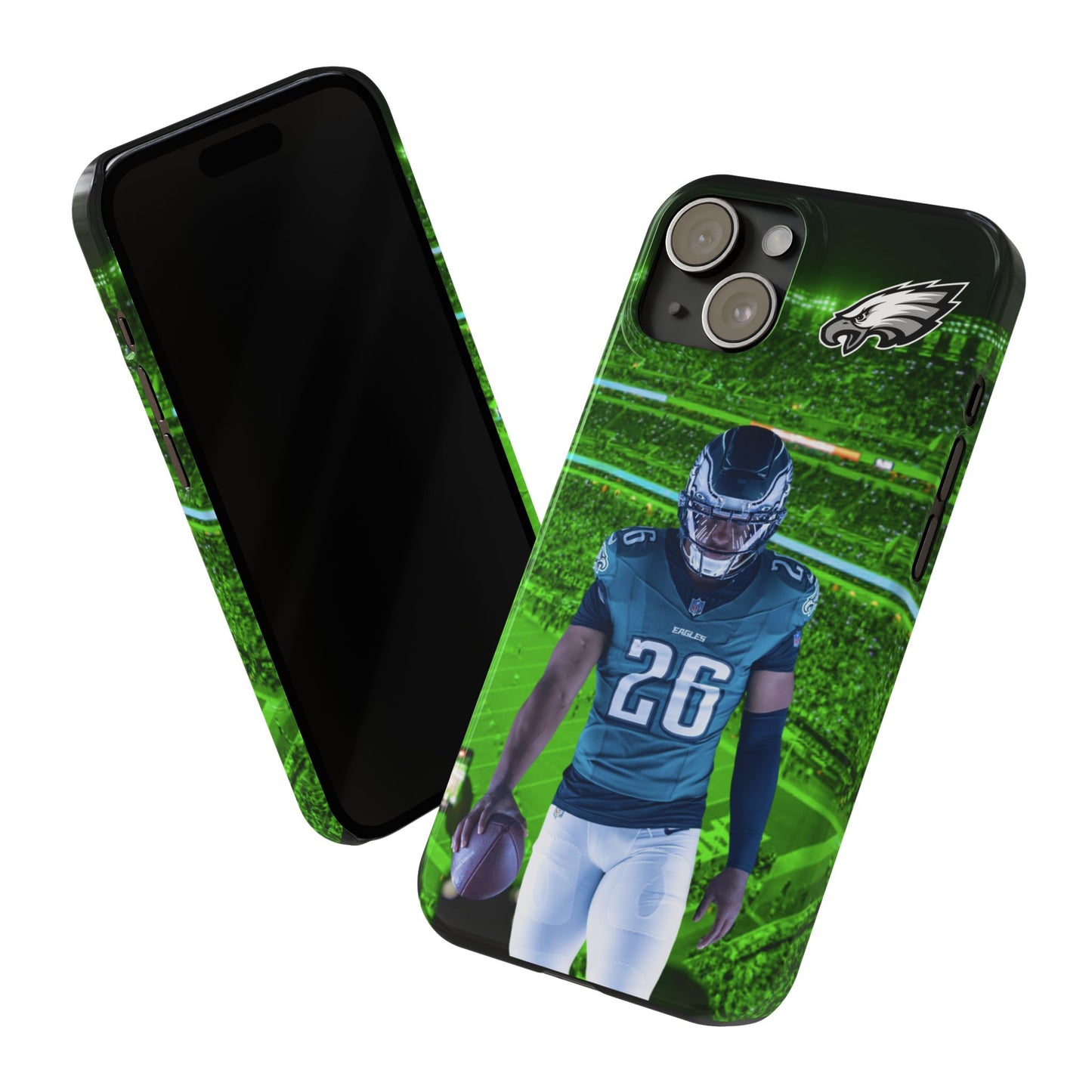 Philadelphia Eagles Saquon Barkley Slim Phone Cases - custom NFL cellphone case