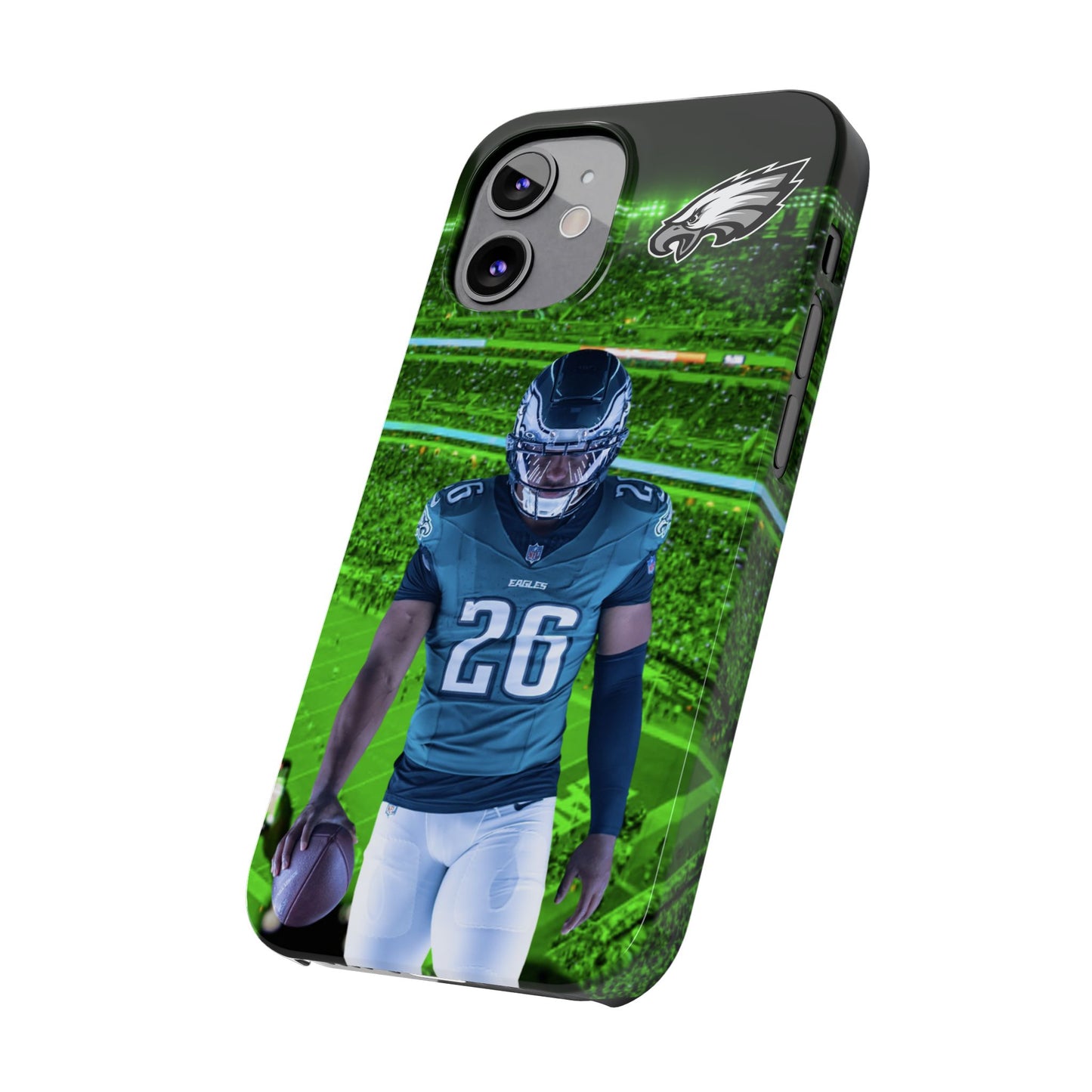 Philadelphia Eagles Saquon Barkley Slim Phone Cases - custom NFL cellphone case