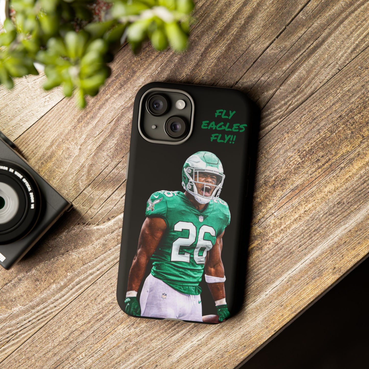 Philadelphia Eagles Saquon Barkley # 26 cell Phone case, iPhone case, nfl cell phone case, Eagles (Black case) Fly Eagles Fly!!