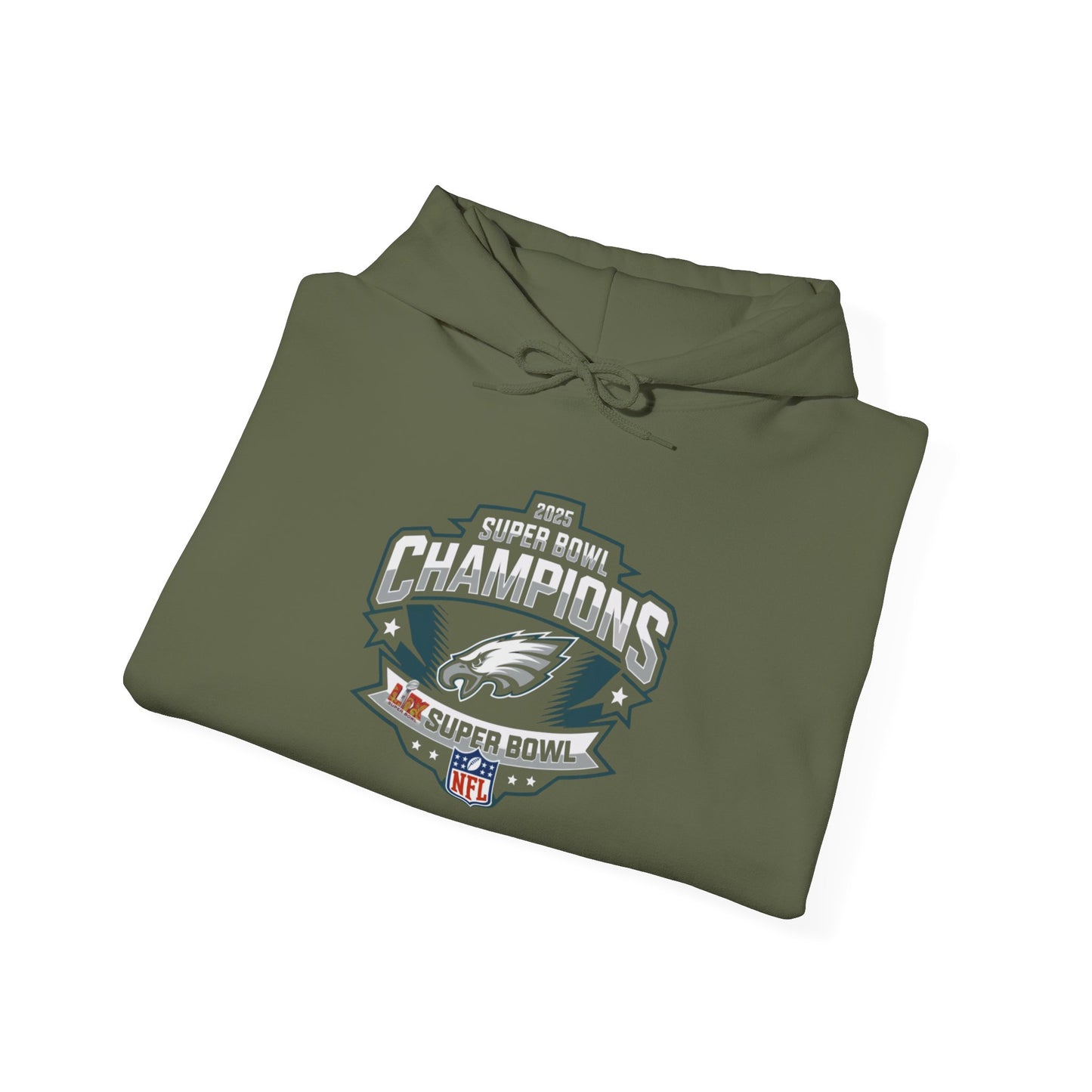 2025 LIX Super Bowl Champions Eagles SWEATSHIRT Gift  S-5XL Hooded Sweatshirt