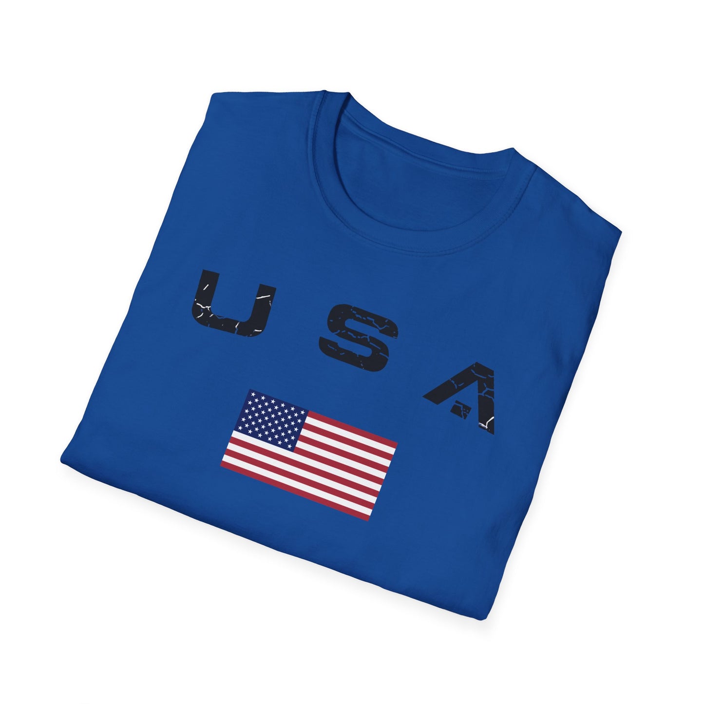 Men's USA Flag T-Shirt American Patriotic Shirt S - 3XL