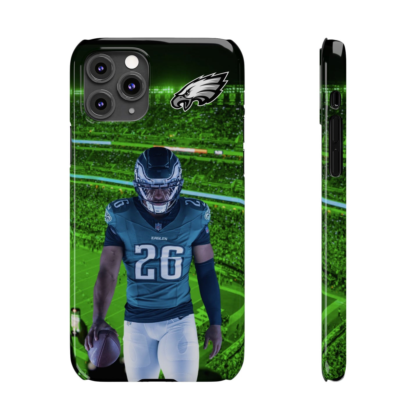 Philadelphia Eagles Saquon Barkley Slim Phone Cases - custom NFL cellphone case