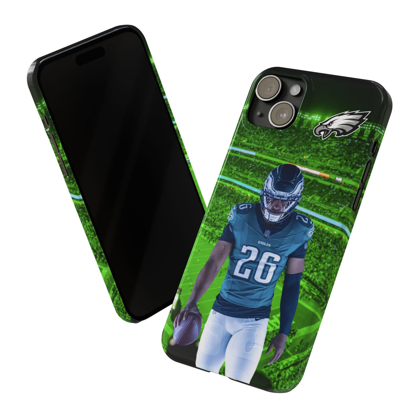 Philadelphia Eagles Saquon Barkley Slim Phone Cases - custom NFL cellphone case