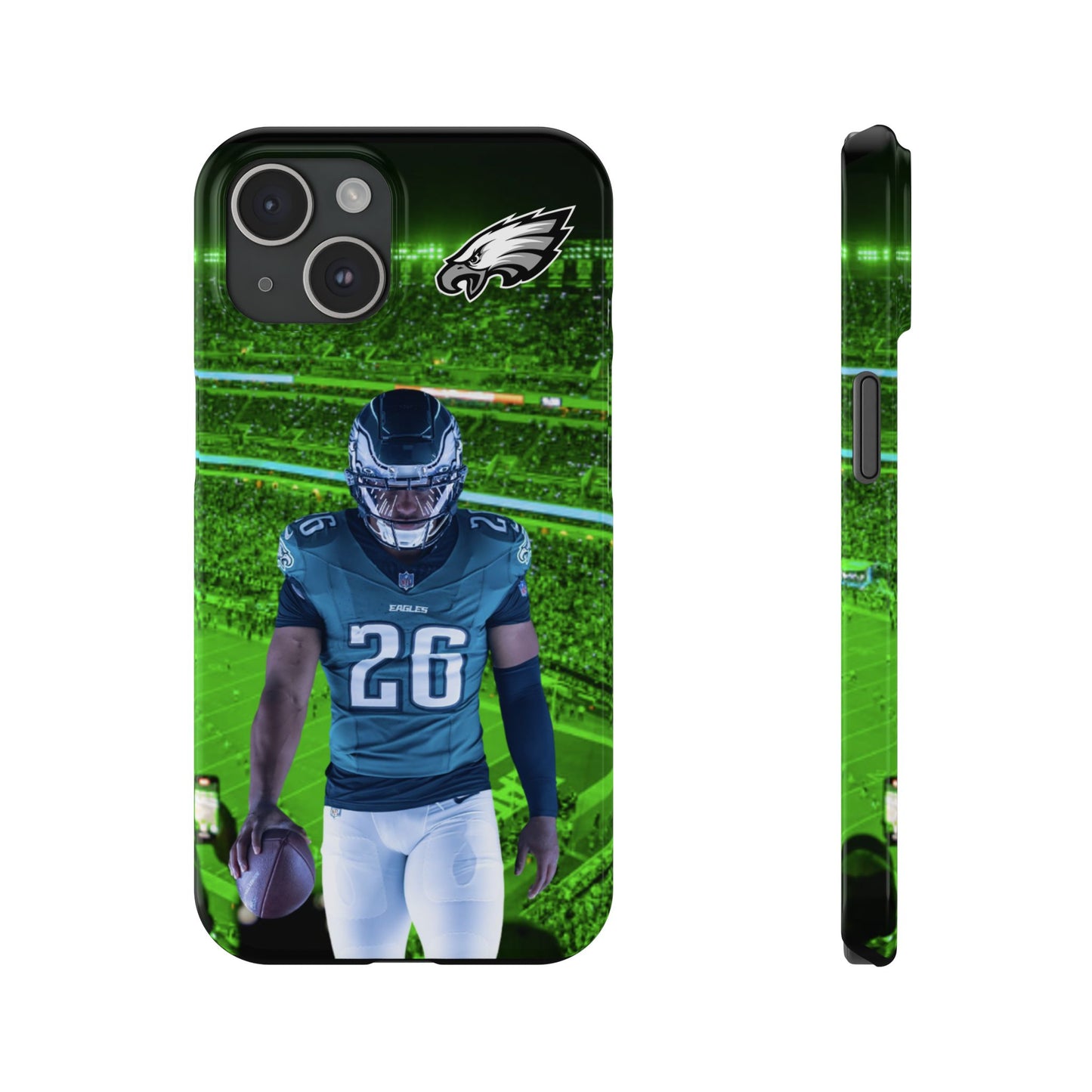 Philadelphia Eagles Saquon Barkley Slim Phone Cases - custom NFL cellphone case