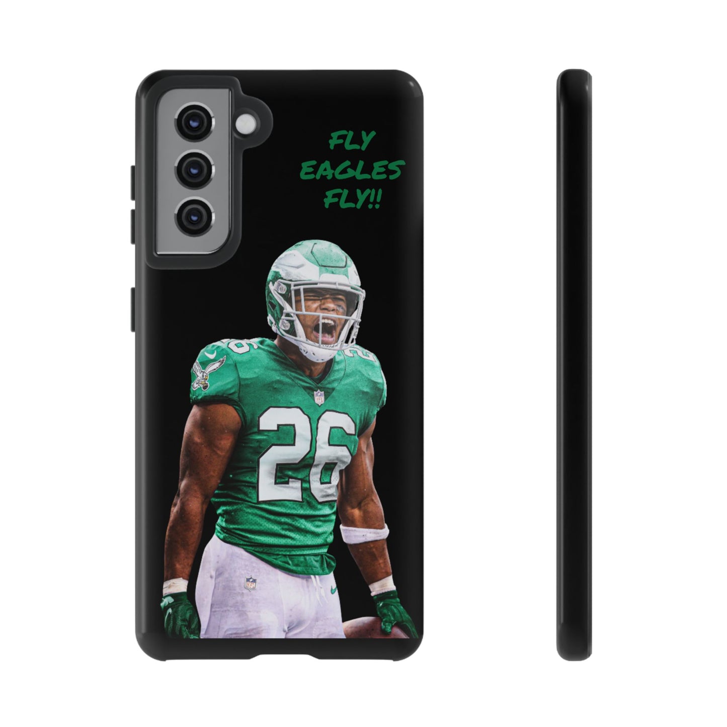 Philadelphia Eagles Saquon Barkley # 26 cell Phone case, iPhone case, nfl cell phone case, Eagles (Black case) Fly Eagles Fly!!