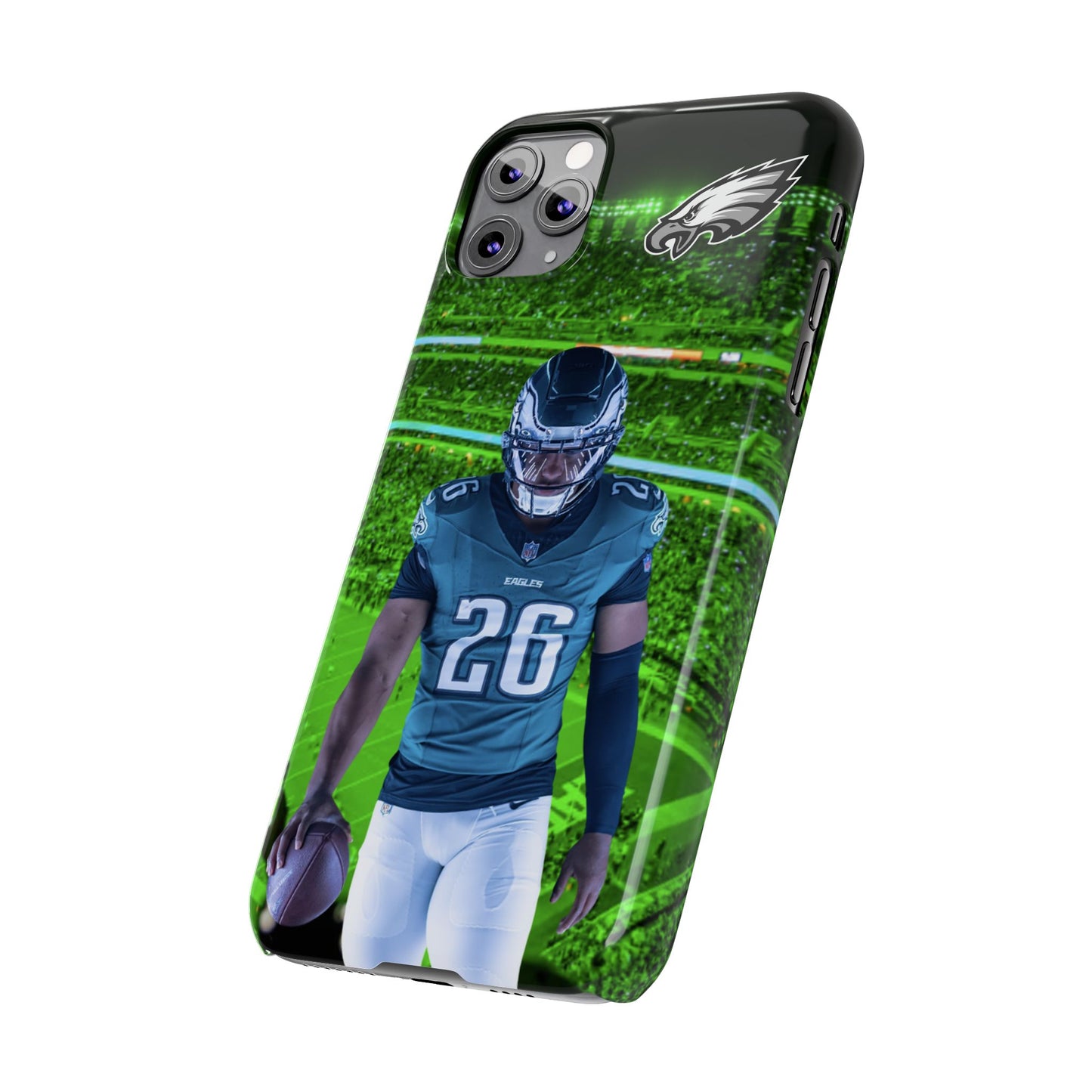 Philadelphia Eagles Saquon Barkley Slim Phone Cases - custom NFL cellphone case