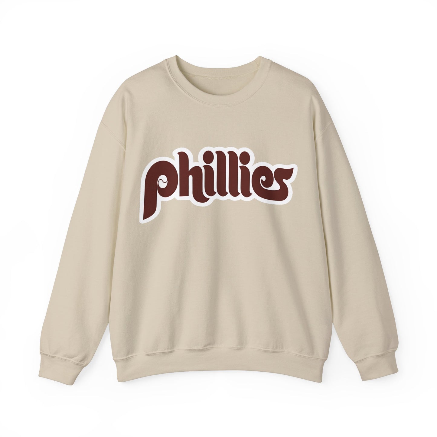 Philadelphia Phillies Retro Style 80's Phillies Logo Crewneck Sweater Sweatshirt