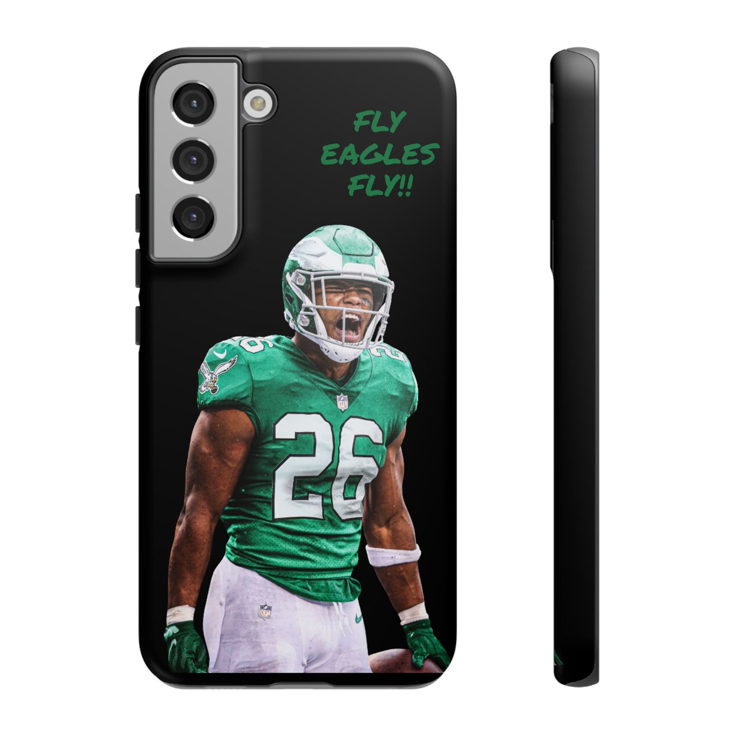 Philadelphia Eagles Saquon Barkley # 26 cell Phone case, iPhone case, nfl cell phone case, Eagles (Black case) Fly Eagles Fly!!