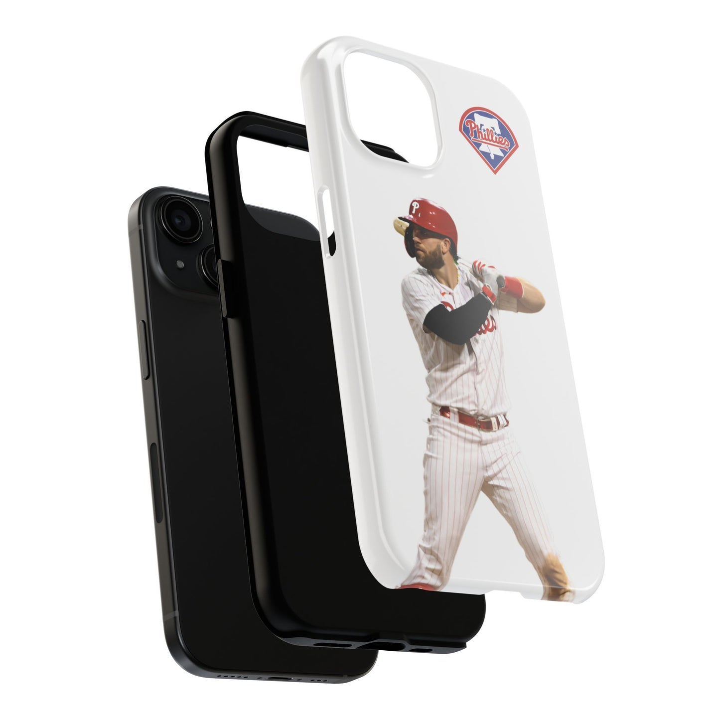 Philadelphia Phillies Tough Phone Cases Compatible with iPhone and Samsung