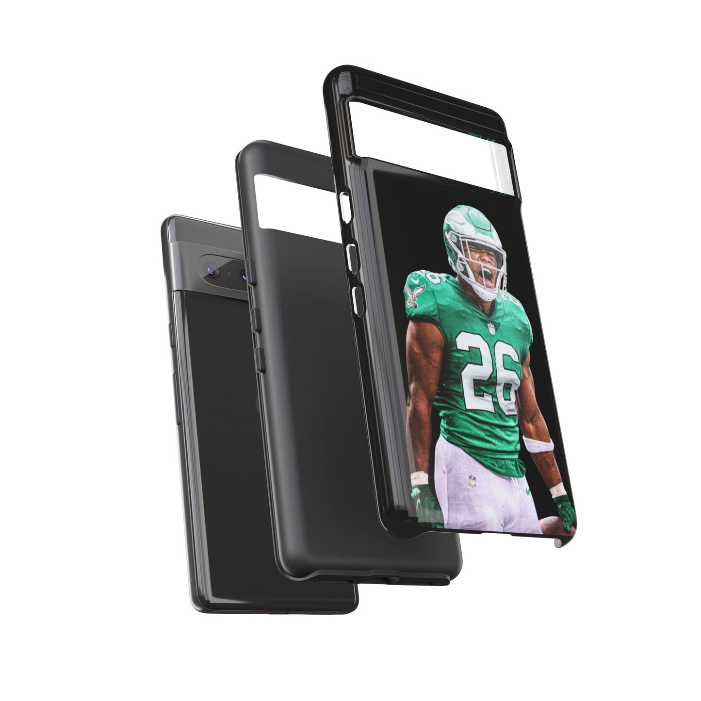 Philadelphia Eagles Saquon Barkley # 26 cell Phone case, iPhone case, nfl cell phone case, Eagles (Black case) Fly Eagles Fly!!