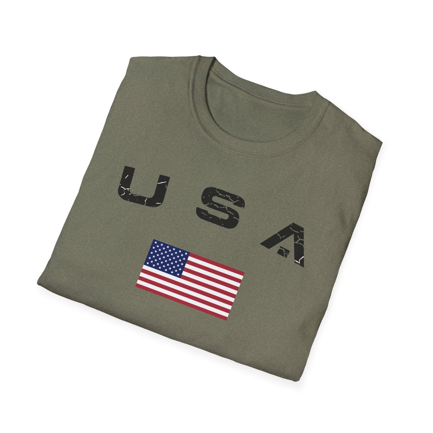 Men's USA Flag T-Shirt American Patriotic Shirt S - 3XL