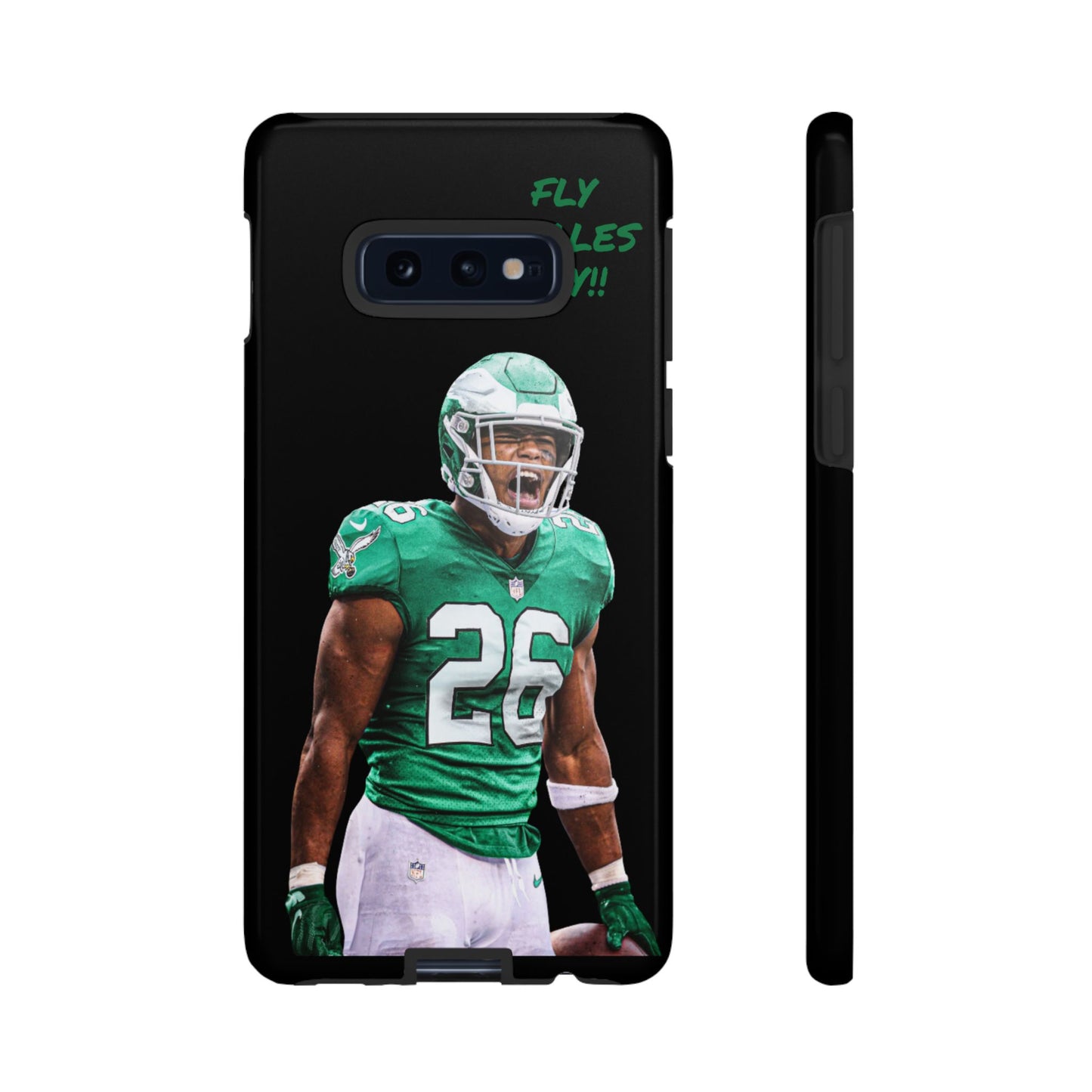 Philadelphia Eagles Saquon Barkley # 26 cell Phone case, iPhone case, nfl cell phone case, Eagles (Black case) Fly Eagles Fly!!