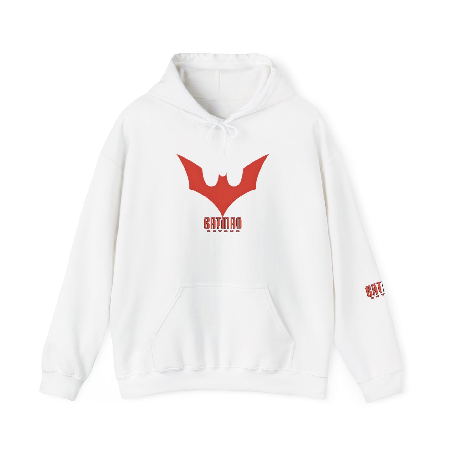 Batman Beyond Hooded Sweatshirt alternate chest bat front and back designs