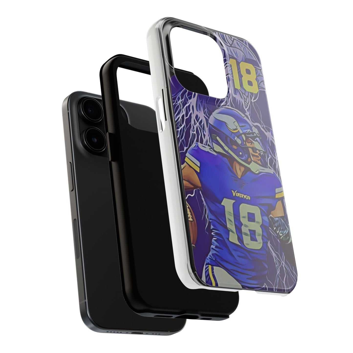 Justin Jefferson Minnesota Vikings iPhone cell phone Cases