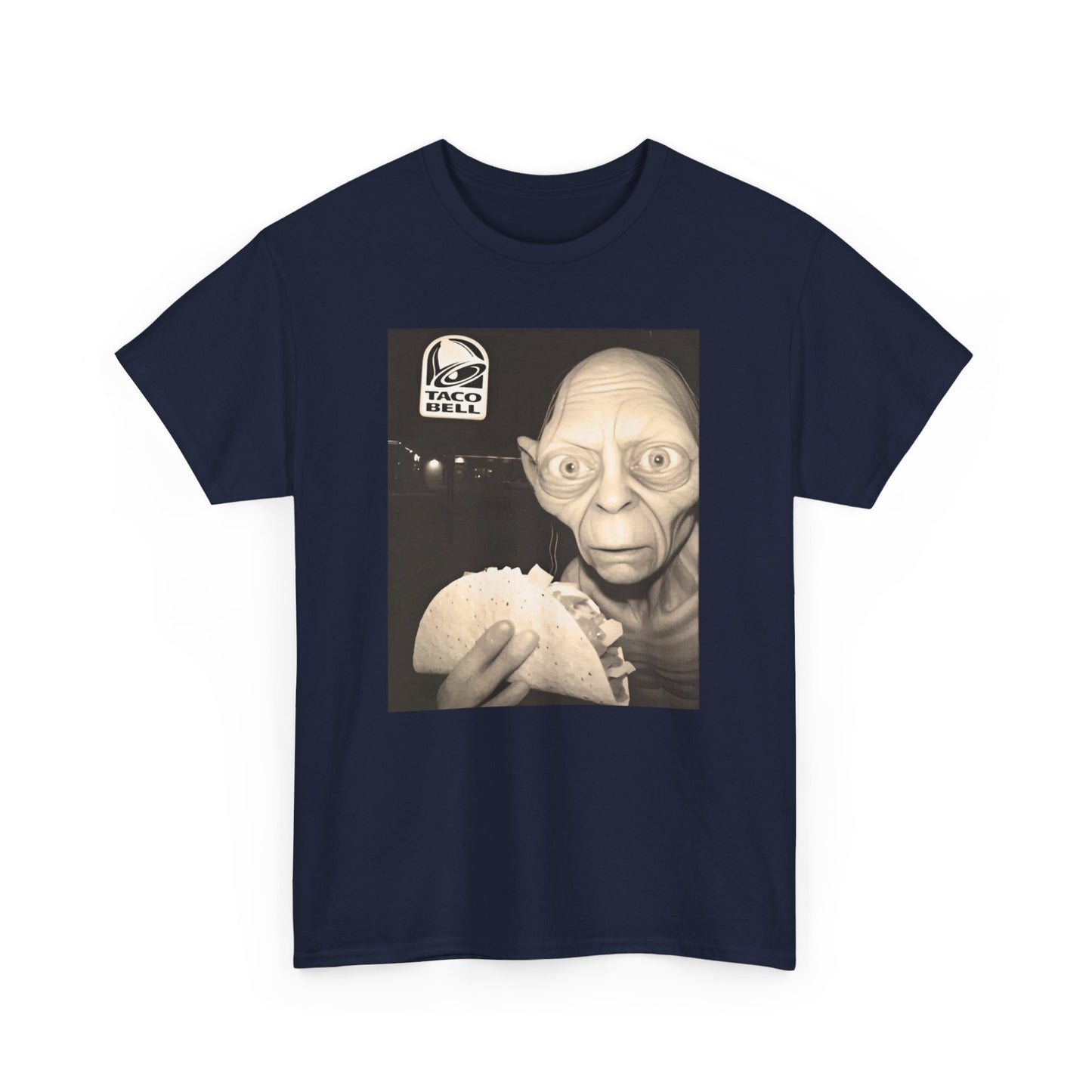 The Lord of the Rings Gollum Taco Bell T-Shirt LOTR tee