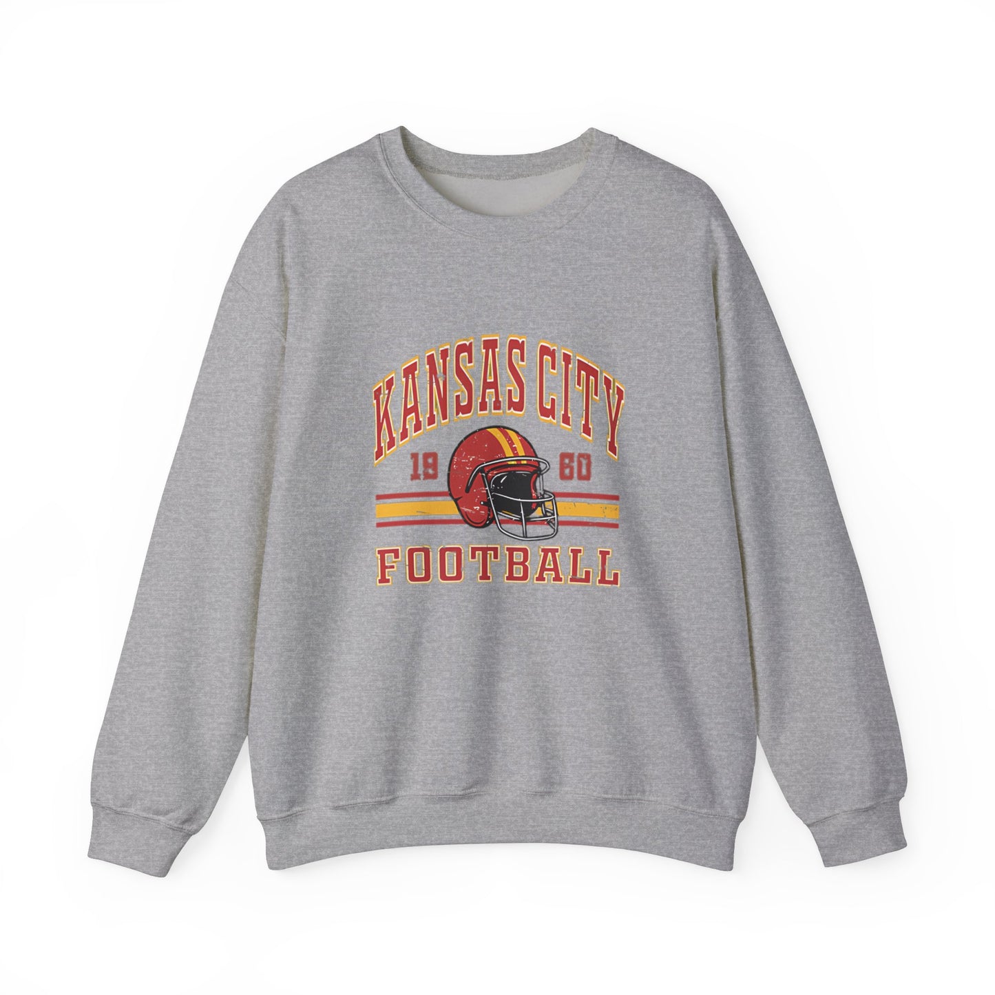 Vintage Style Kansas City Football Sweatshirt and Hoodie, Kansas City Football Sweatshirt, Unisex  Kansas City SWEATSHIRT