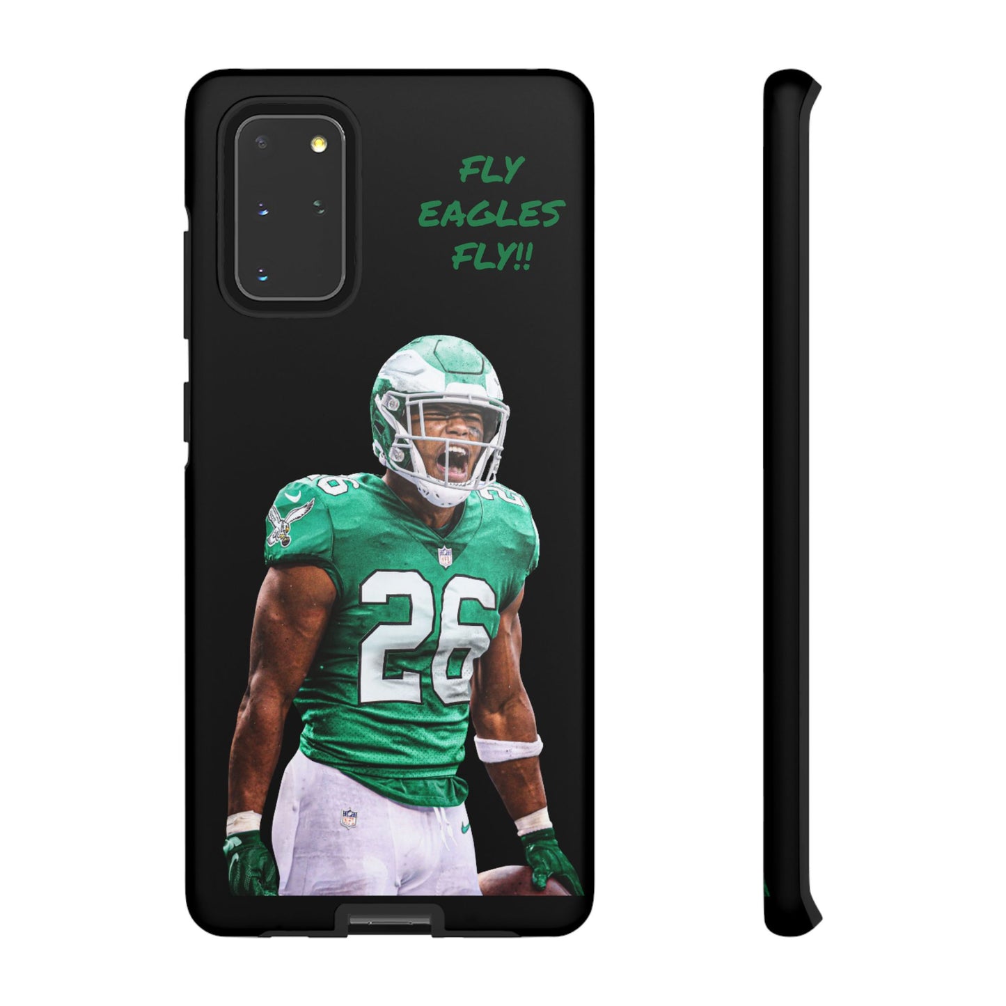 Philadelphia Eagles Saquon Barkley # 26 cell Phone case, iPhone case, nfl cell phone case, Eagles (Black case) Fly Eagles Fly!!