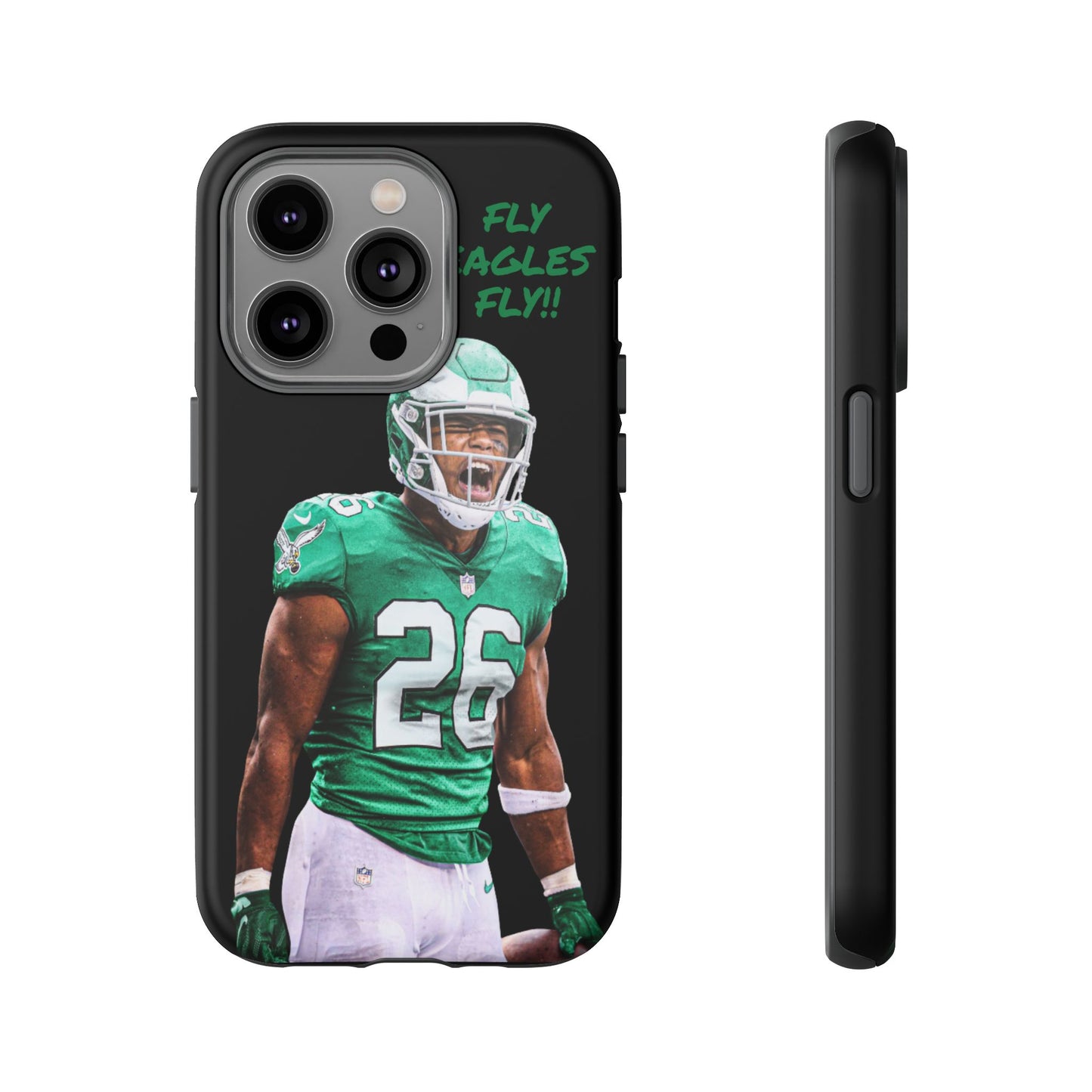 Philadelphia Eagles Saquon Barkley # 26 cell Phone case, iPhone case, nfl cell phone case, Eagles (Black case) Fly Eagles Fly!!