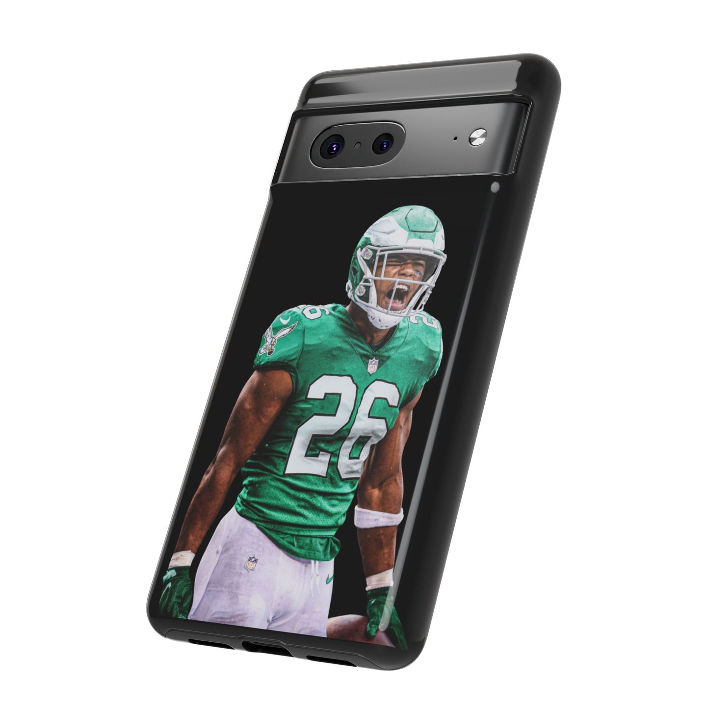 Philadelphia Eagles Saquon Barkley # 26 cell Phone case, iPhone case, nfl cell phone case, Eagles (Black case) Fly Eagles Fly!!