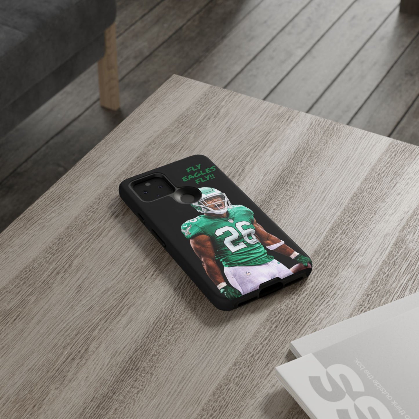 Philadelphia Eagles Saquon Barkley # 26 cell Phone case, iPhone case, nfl cell phone case, Eagles (Black case) Fly Eagles Fly!!