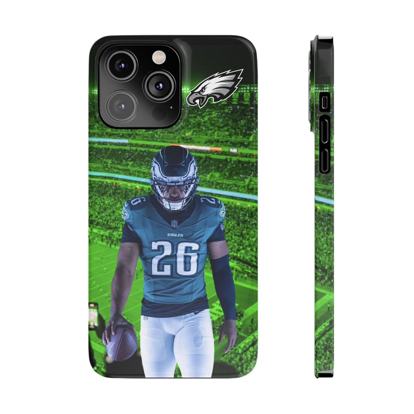 Philadelphia Eagles Saquon Barkley Slim Phone Cases - custom NFL cellphone case