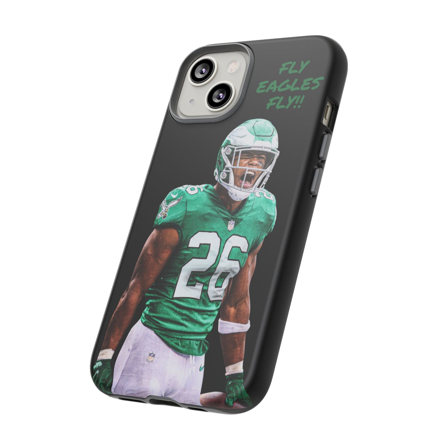 Philadelphia Eagles Saquon Barkley # 26 cell Phone case, iPhone case, nfl cell phone case, Eagles (Black case) Fly Eagles Fly!!