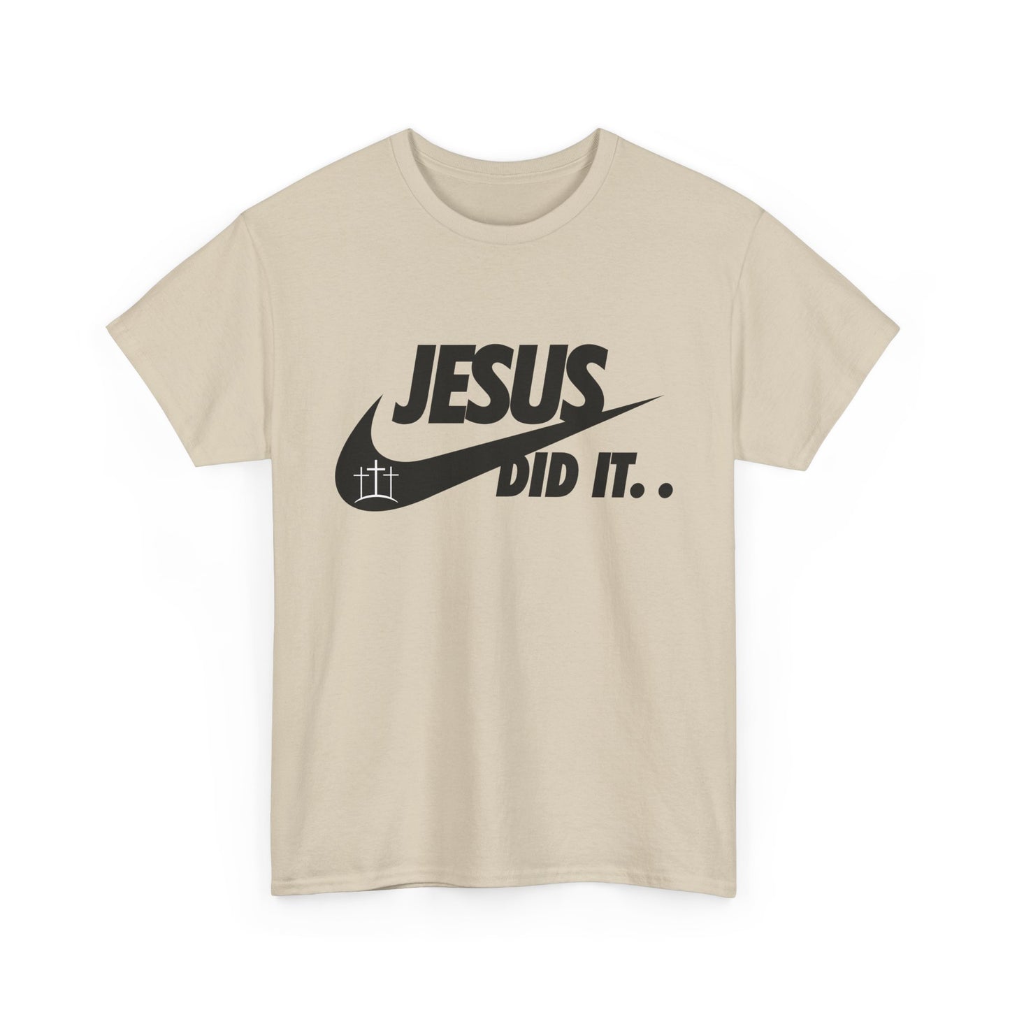 Jesus Did it t-shirt Christian tee Basketball t-shirt Unisex Heavy Cotton Tee