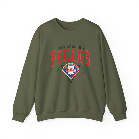 Custom Vintage MLB 90s  Philadelphia Phillies sweatshirt