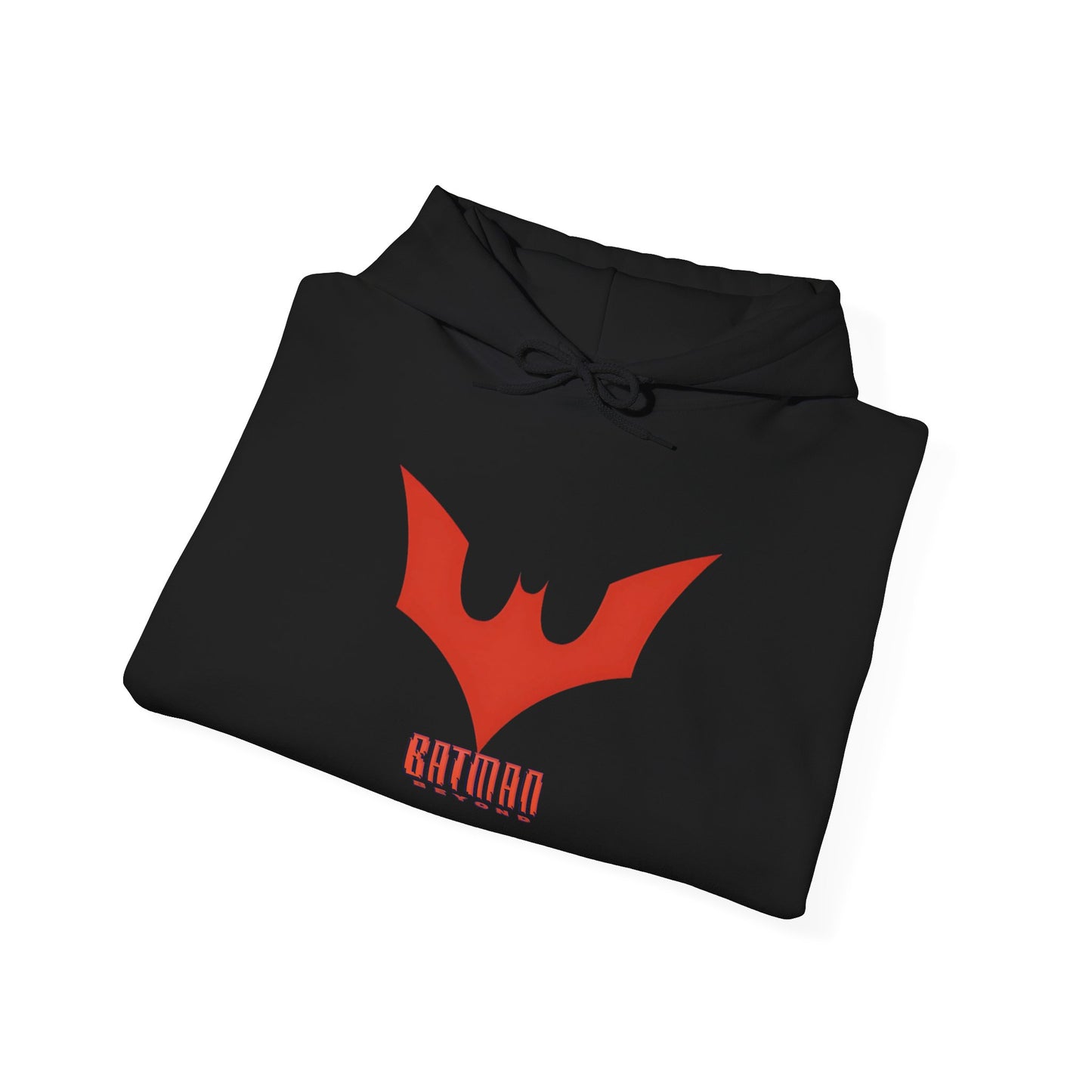 Batman Beyond Hooded Sweatshirt alternate chest bat front and back designs