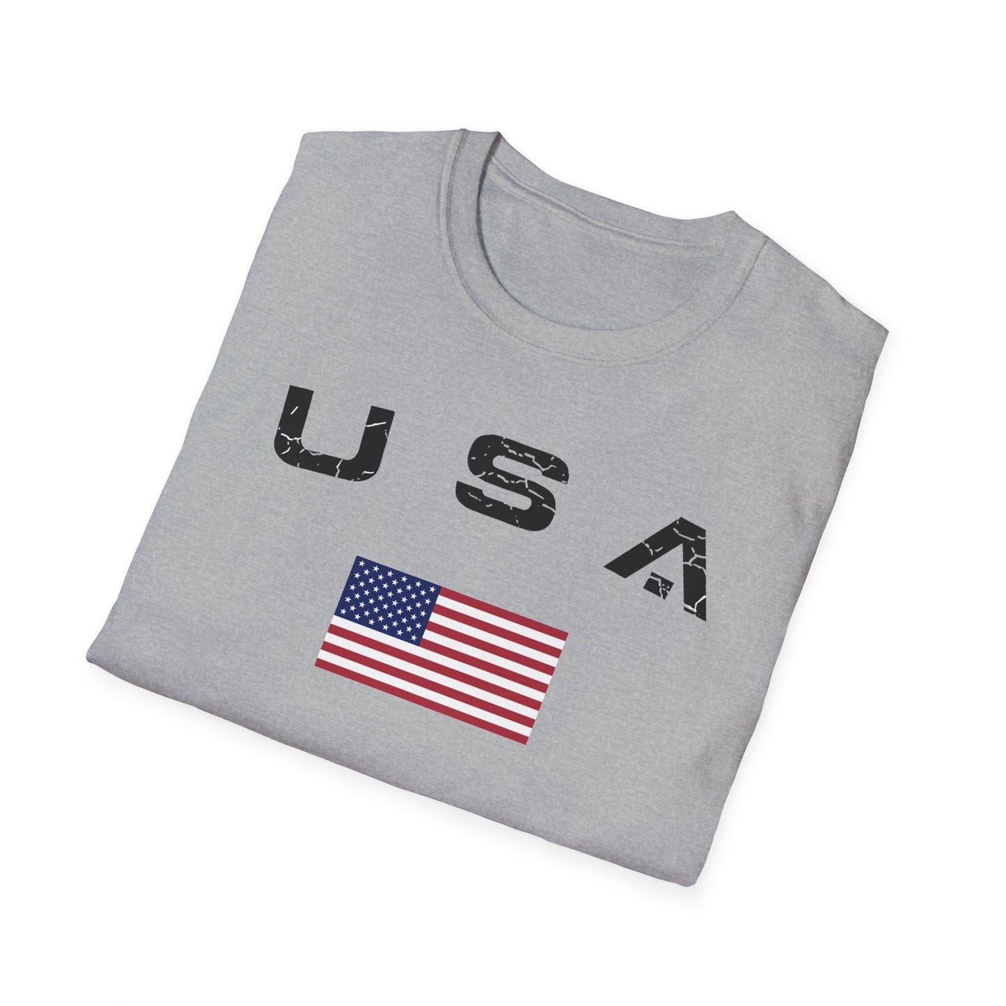 Men's USA Flag T-Shirt American Patriotic Shirt S - 3XL