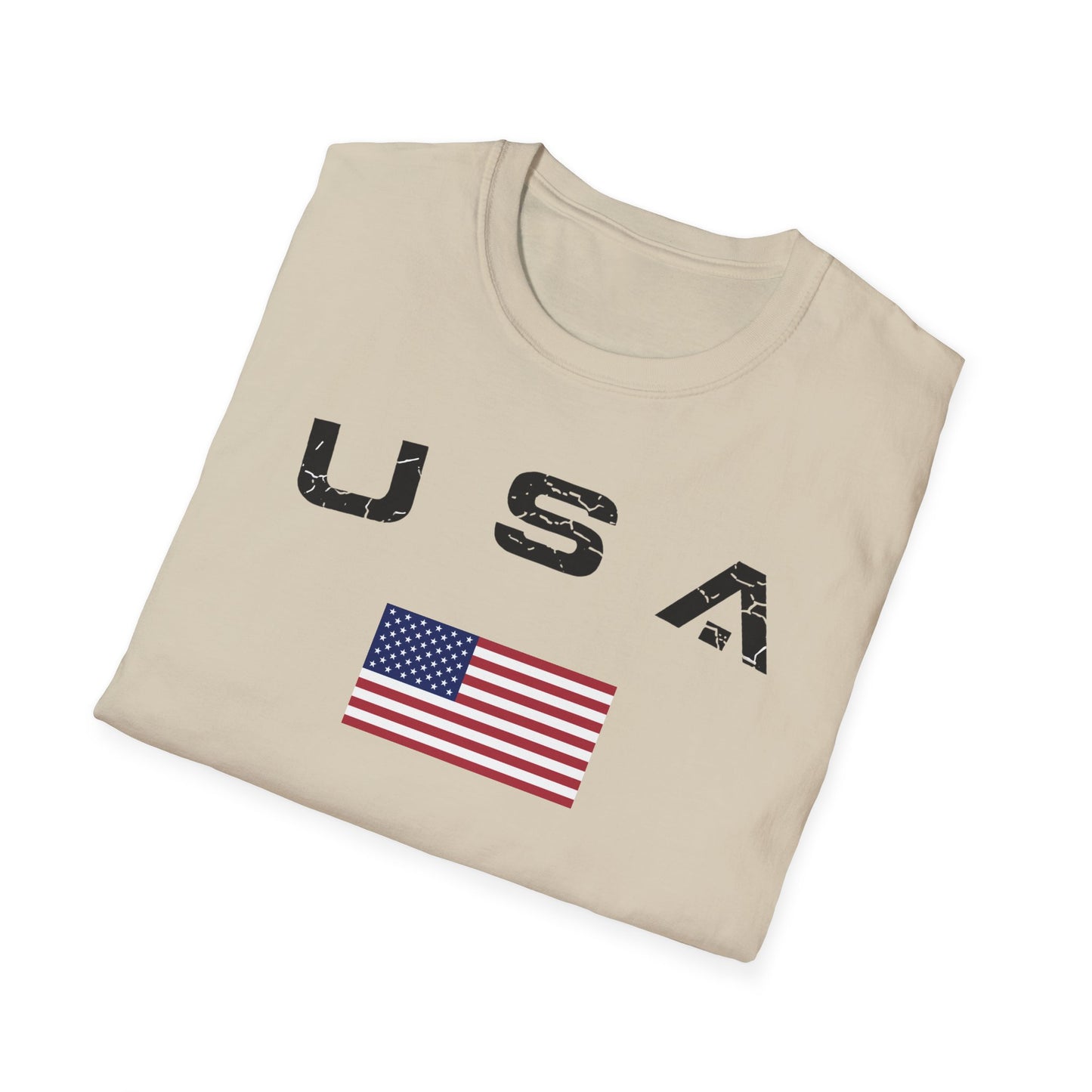 Men's USA Flag T-Shirt American Patriotic Shirt S - 3XL