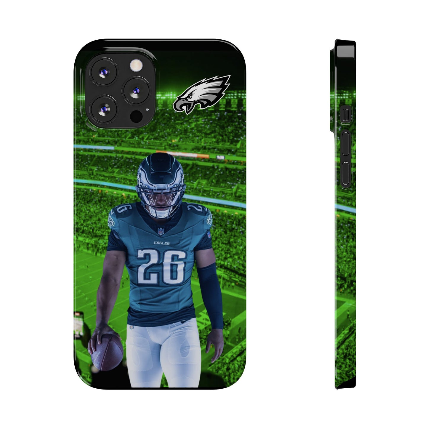 Philadelphia Eagles Saquon Barkley Slim Phone Cases - custom NFL cellphone case