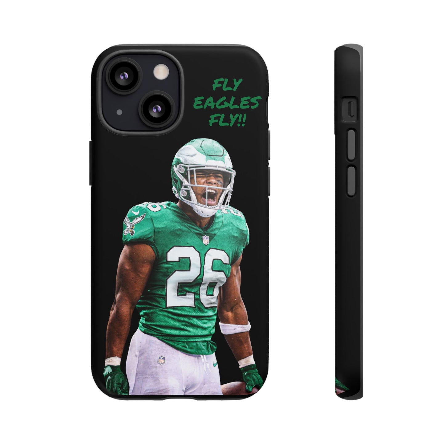 Philadelphia Eagles Saquon Barkley # 26 cell Phone case, iPhone case, nfl cell phone case, Eagles (Black case) Fly Eagles Fly!!