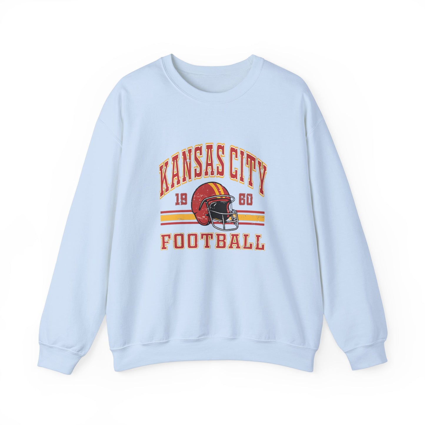 Vintage Style Kansas City Football Sweatshirt and Hoodie, Kansas City Football Sweatshirt, Unisex  Kansas City SWEATSHIRT