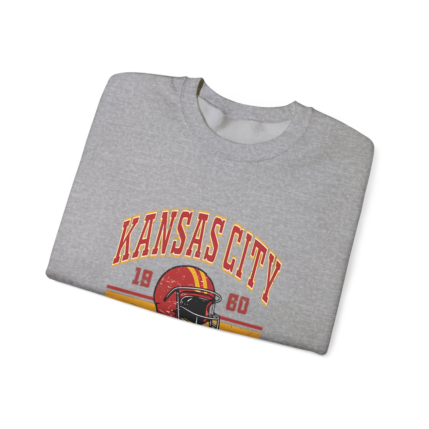 Vintage Style Kansas City Football Sweatshirt and Hoodie, Kansas City Football Sweatshirt, Unisex  Kansas City SWEATSHIRT