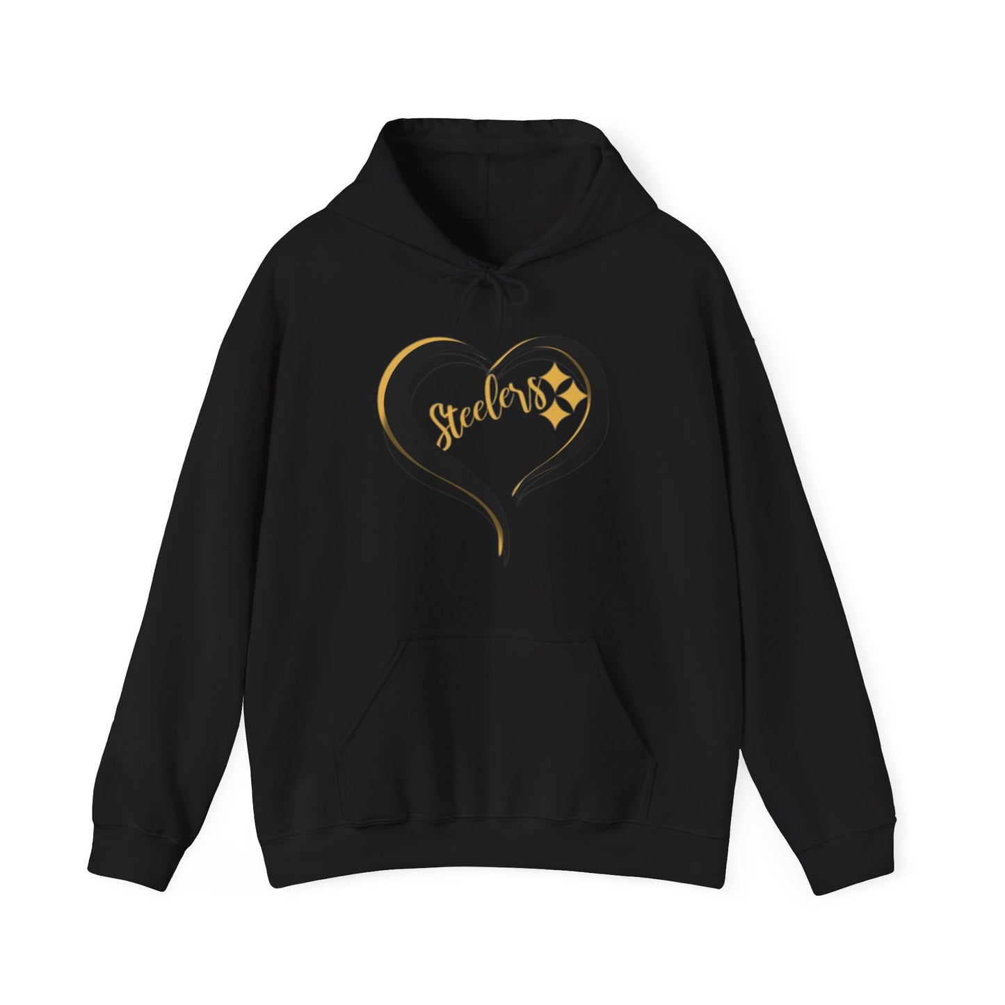 Pullover Hoodie Sweatshirt Heart Design